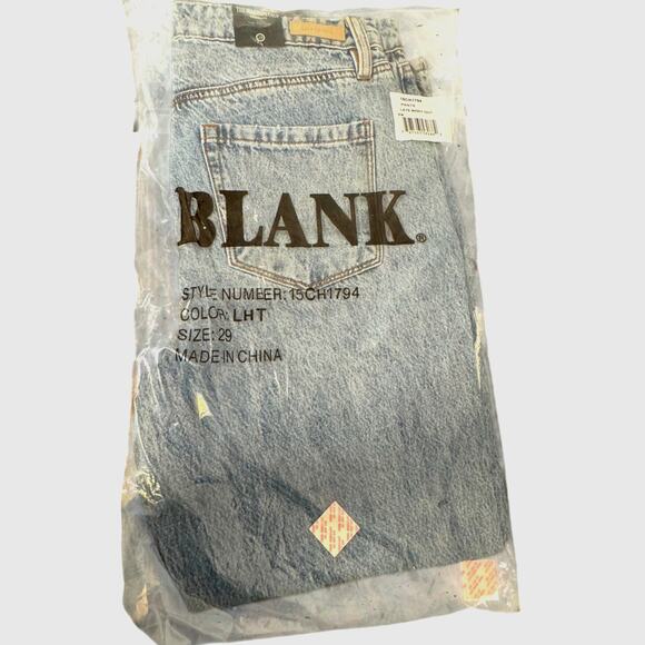 NWT BLANK NYC The Madison Crop High Rise "Late Night Out" Jeans - Picture 15 of 16